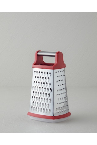 English Home Hecha Paslanmaz Çelik Rende 24.5 Cm Kırmızı Kırmızı