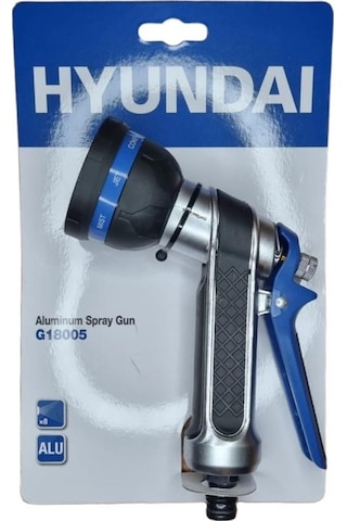 Hyundai G18005 Su Tabancası 8 Fonksiyonlu Alüminyum