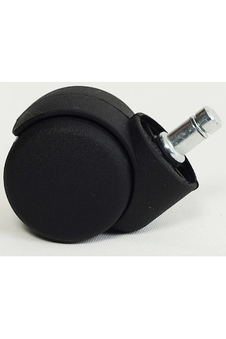 Ofis Sandalye Tekerleği Ofis Koltuğu Tekeri Takım - 5 Adet - Tek Ebat Tekerlekler Siyah