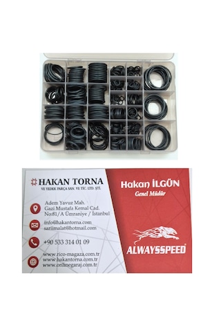 Rico 447 Parça O-ring Seti Yağ Ve Yakıt Conta Seti