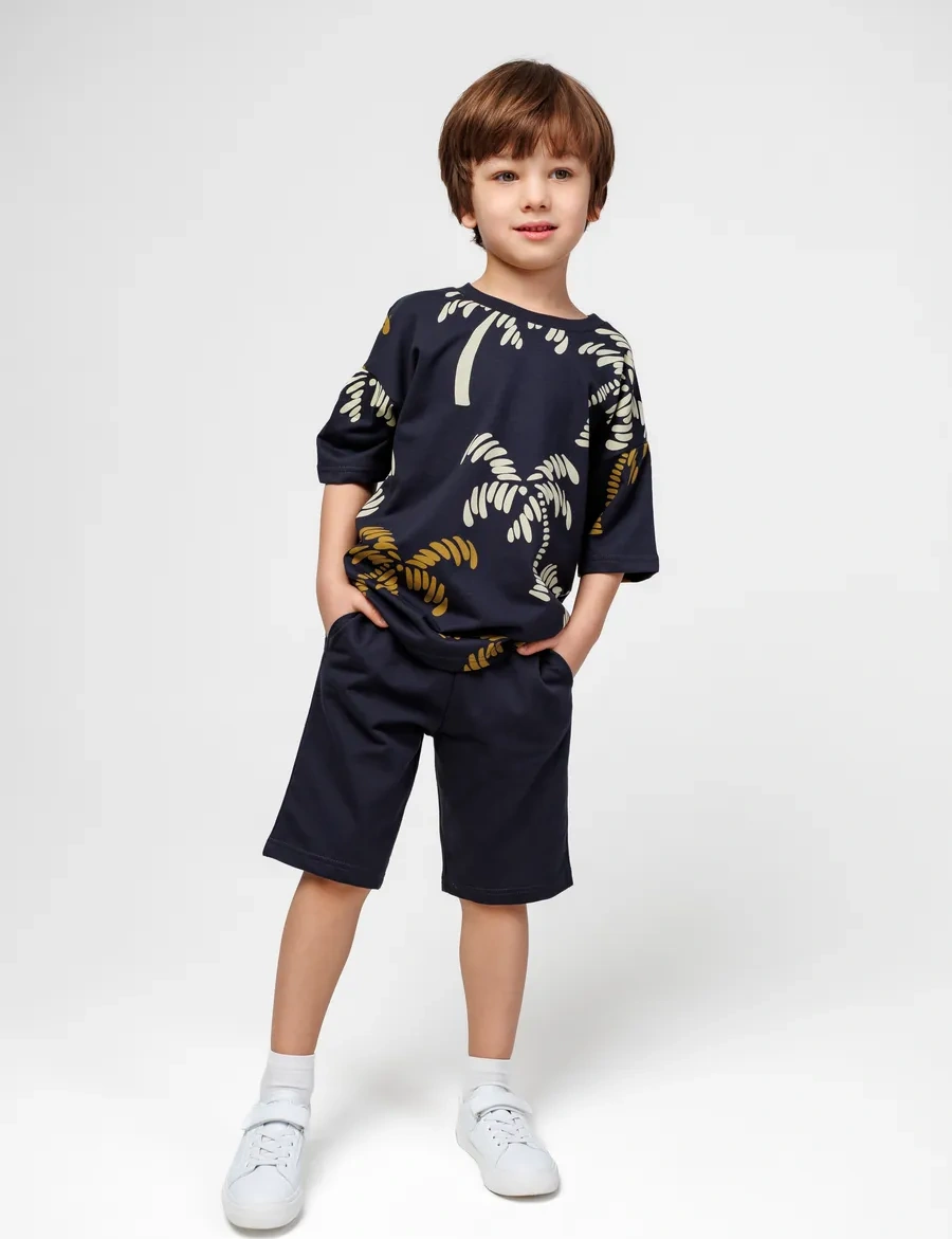 Rolypoly Yazlık Tişört Ve Şort Takımı 360599111 Mavi