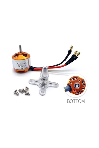 A2212 2450kv Fırçasız Motor 2s/ 3s Lipo