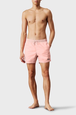 Calvin Klein Erkek Mayo Short Km0km01111 Spm Açık Pembe Açık Pembe