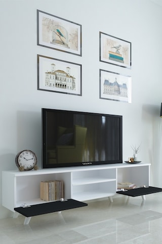 Moonlife Istanbul Tv Ünitesi Beyaz Siyah