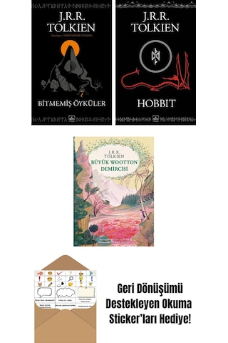 Bitmemiş Öyküler + Hobbit Siyah Kapak + Büyük Wootton Demircisi Özel Ciltli Baskı