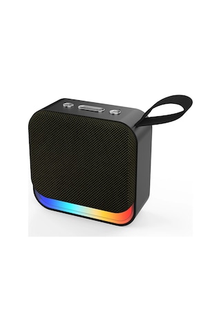 Rgb Işıklı Taşınabilir Bluetooth Hoparlör Mini Kablosuz Speaker