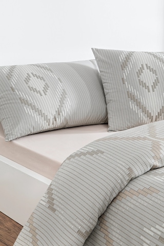 Özdilek Linea Etnica Tek Kişilik Pike Takımı Krem