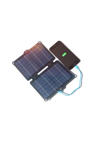 Pazly 8w 5v Katlanabilir Güneş Paneli, Taşınabilir Usb Çıkışlı Yüksek Verimli Güneş Şarj Modülü