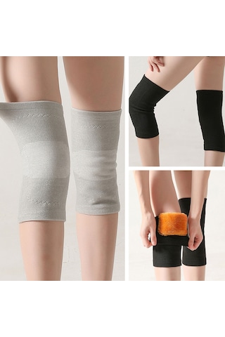 Geeksen Kışlık Unisex Dizlik - Ekstra Kalın Polar, Koşu Ve Spor İçin Konforlu Siyah