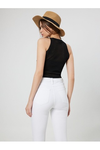 LOFT Crop Kadın Atlet Lf2032014 Q1.v1 Siyah