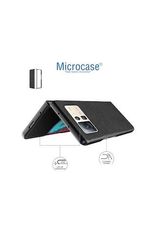 Xiaomi Mix Fold 2 Için Deri Desenli Plastik Koruma Kilif - Al3158 561028360