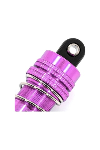 Novahub Wltoys 1/14 144001 Araçlar İçin 4 Adet Mor Metal Amortisör Seti - Alüminyum Amortisörler, 61-74cm Uzunluk, Optimizasyonlu Amortisörler