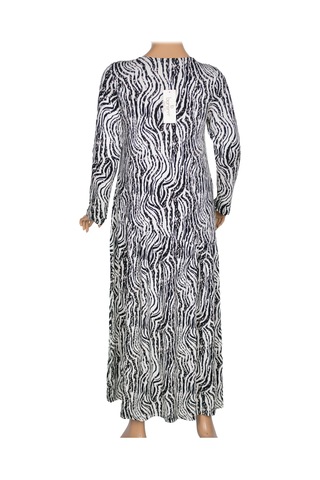 Barem Kadın Funda Belden Basene Büzgülü Penye Siyah Elbise D54 Siyah