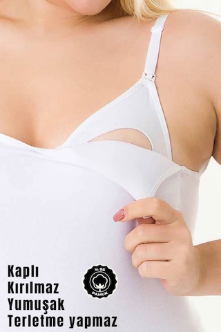 Par Lıngerıe Kaplı Emzirme Atletli 2li