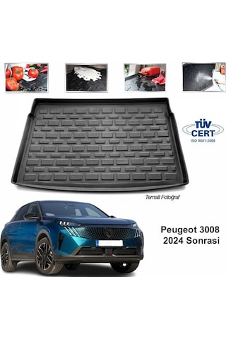 Peugeot 3008 Bagaj Havuzu Paspası 2024 Sonrası