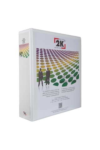 Evrak Sunum Tanıtım Firma Klasörü A4 Pvc 7 Cm 4 Halkalı 520 Yaprak Kapasiteli Ring Binder File 27,5x32 Cm