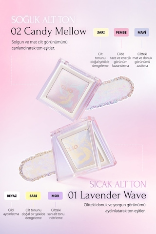 Clıo Light Setting Powder 02 Candy Mellow