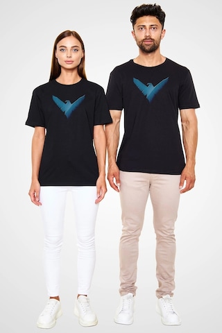 Startmore Nightwing Siyah Unisex Tişört T-shirt Siyah