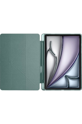 Apple Uyumlu iPad, Air 11 10.9 Inç Air 4 5 6 2020 2022 2024 Kılıf Kalem Bölmeli Stadlı Uyku Modlu Akıllı Case Kılıf