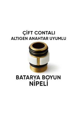 Batarya Boyun Nipeli Çift Contalı Standart Ölçülü Bataryalara Uygundur Diğer