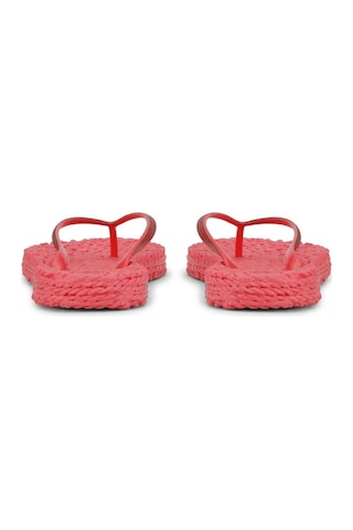 Ilse Jacobsen Raspberry Cheerful01 - Pembe Simli Parmak Arası Terlik-8004 Pembe