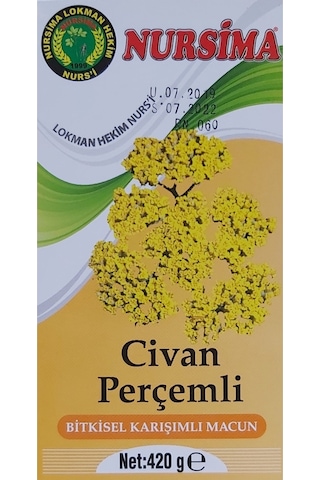 Nursima Civan Perçemli Bitkisel Karışımlı Macun 420 G