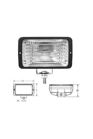 Kabin Lambası Plastik Gövdeli Ortadan Bağlantılı - 7254777