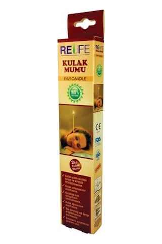 Vakumlu Ear Candle Doğal Kulak Temizleme Mumu Çubuğu