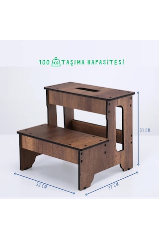 İki Basamaklı Tabure, Yatak Taburesi, Mutfak, Banyo Basamak