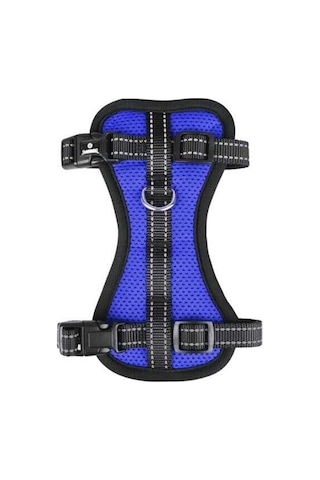 Flamingo Milou Köpek Göğüs Tasması Mavi S 30-45 Cm