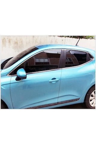 Renault Clio 5 Hb Krom Cam Çerçevesi 12 Prç 2020 Üzeri P.Çelik