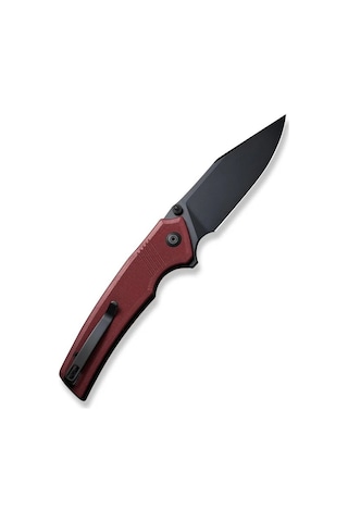 Civivi Tranquil Flipper & Thumb Stud Knife Burgundy G10 Handle Kamp Çakı Bordo