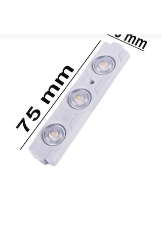 Point 3 Ledli Parmak Led Modül 1.5w 2835 Smd Mercekli 12v-20 Adet Beyaz