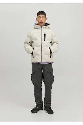 Jack & Jones Erkek Jcoheat Puffer Mont 2215507 Taş