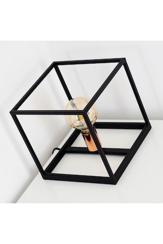 Riolight Modern Küp Metal Abajur 25Cm X 25Cm (538283646)