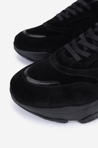 Valmenti Kadın Hakiki Deri Siyah Sneakers & Spor Ayakkabı 154 3396 Bn Ayk Sk25-26 Syh Suet/rgn Siyah