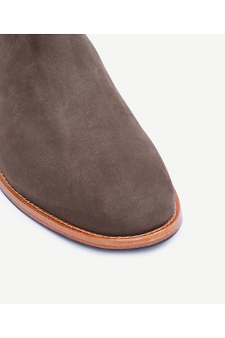 Yargıcı Lastikli Deri Çizme 25kkay4050x 007 Haki