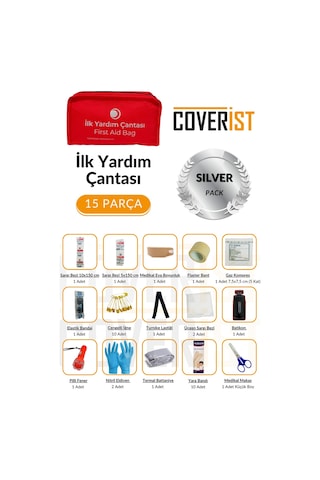 Acil Durum Ve İlk Yardım Seti - İlk Yardım Çantası Silver Pack