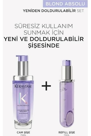 Blond Absolu L'huile Cicagloss Sarı Saçlar Için Saç Bakım Yağı 75 Ml