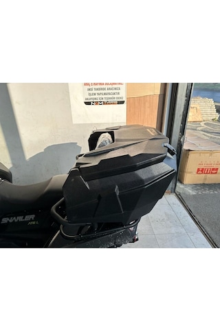 180 Litre Atv Arka Çanta Arka Bagaj Segway Yazılı Siyah