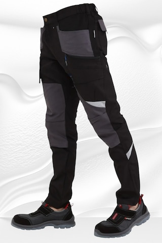 Alc İş Pantolonu Madrid Model 10 Cepli Full Likralı Diz Destekli