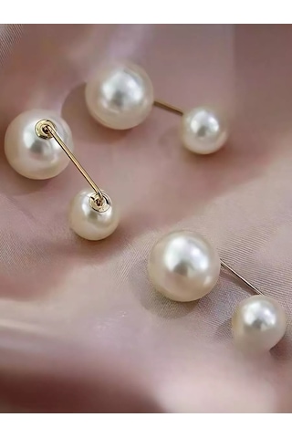 Beautiful Detail Kadın Broşları Takı İğneleri. 3 Adet Beyaz Set 38372939 Beyaz