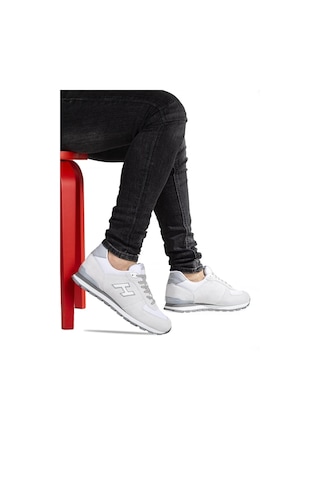 Hammer Jack Peru Beyaz Puruty Unisex Sneaker Spor Ayakkabı 19250 Çok Renkli