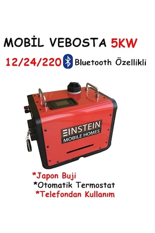 Mobil Seyyar Kabin Isıtıcı Vebosta Webasto 5 Kw 12/24/220 Einstein