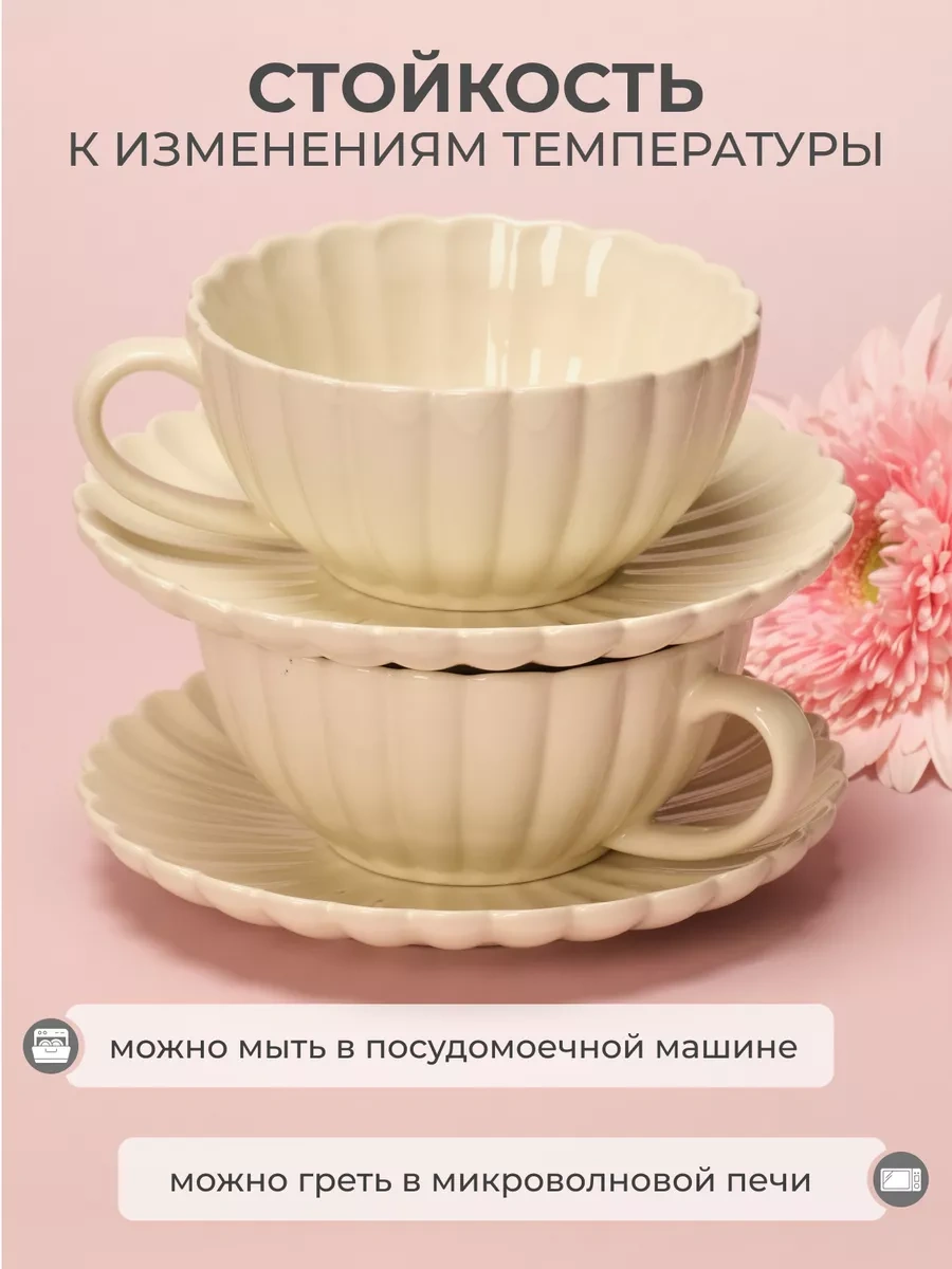 Joland Seramik Çay Takımı 260 Ml Fincan Ve Tabak Seti 248769176 Sütlü