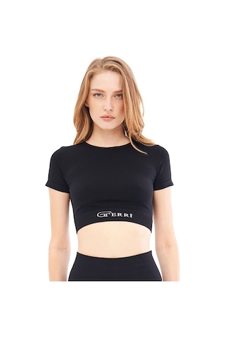 Giorgina Ferri Yumuşak Dokulu, Esnek Yoga, Koşu, Spor Ve Günlük Crop Top Mila