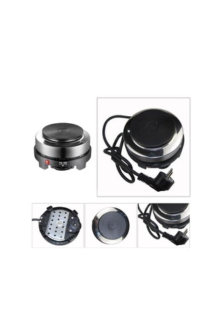 500w Mini Süt Su Kahve Isıtma Fırını Siyah