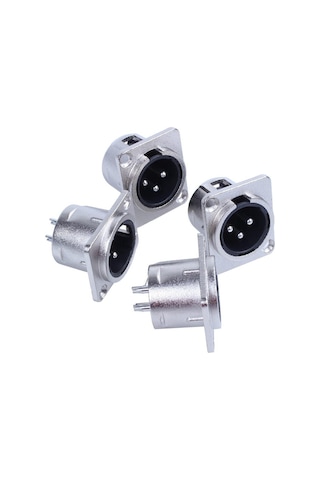 Losen La1092 Xlr 3-pin Erkek Soket Konnektör 10 Lu Paket