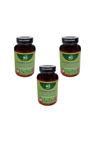 Ncs Berberis Vulgaris Alfa Lipoik Asit Tarçin Zerdeçal 3 Kutu