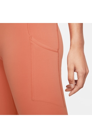 Nike Epic Luxe Women's Mid-rise Pocket Leggings Toparlayıcı Tayt Turuncu